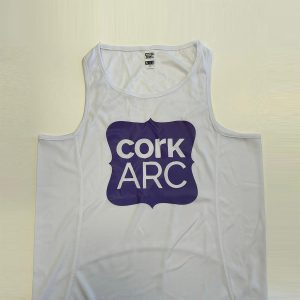 Cork ARC men's white singlet